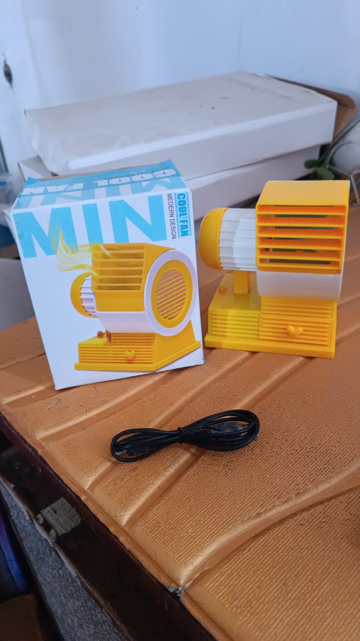 Mini Dual-blade Portable Usb Table Fan - Happy Price - Image 7
