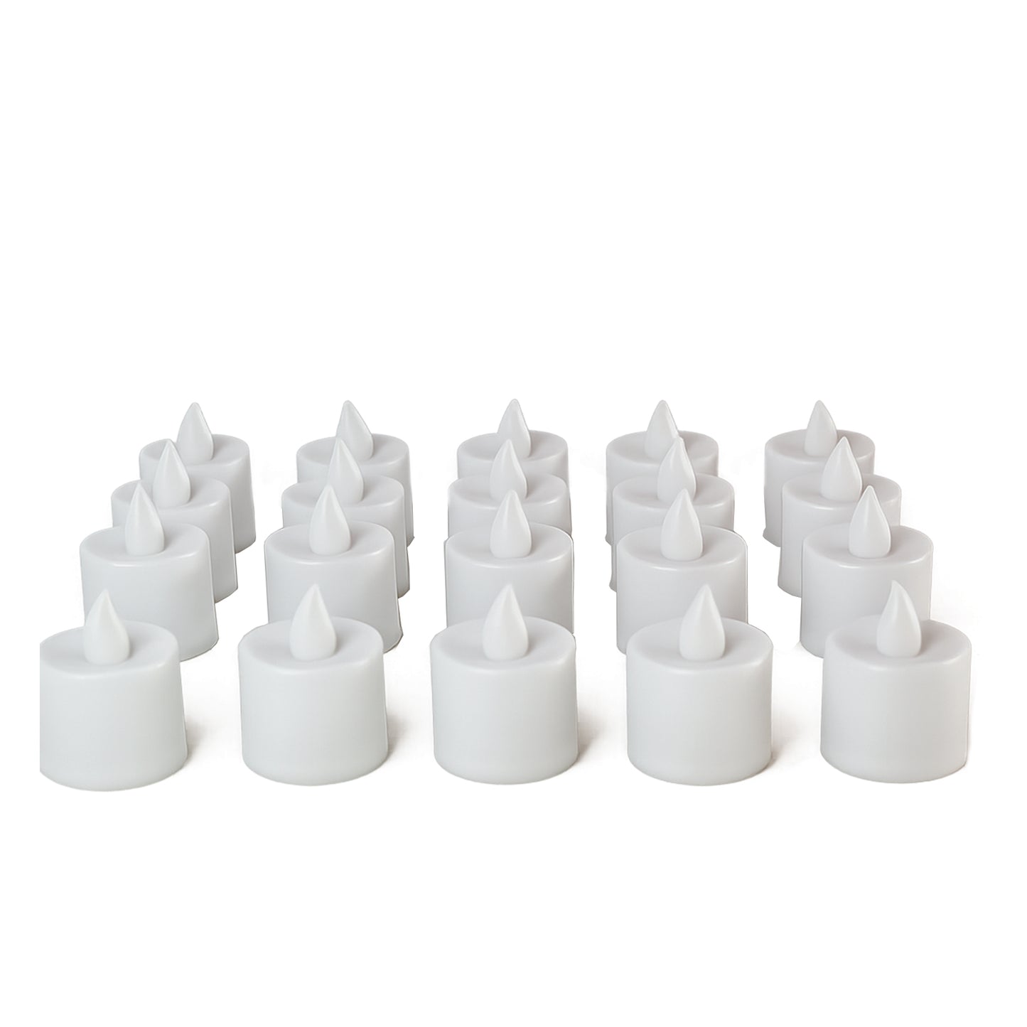 24 Pc Blue LED Flameless Tea Light Candles for Festive Decor - Happy Price - Image 2