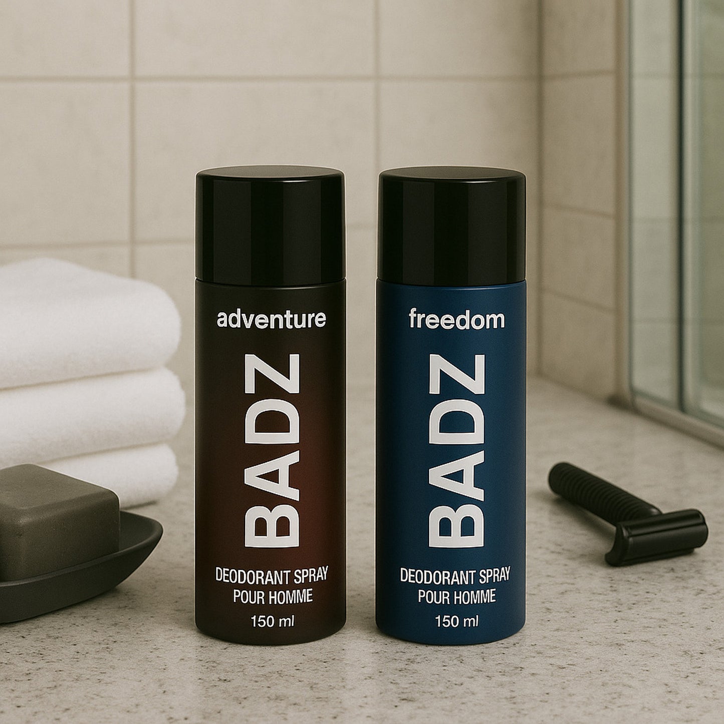 Mens Deodorant Body Spray 150ml (Adventure  Freedom Variant  1 Pc Random Mix) - Happy Price - Image 3