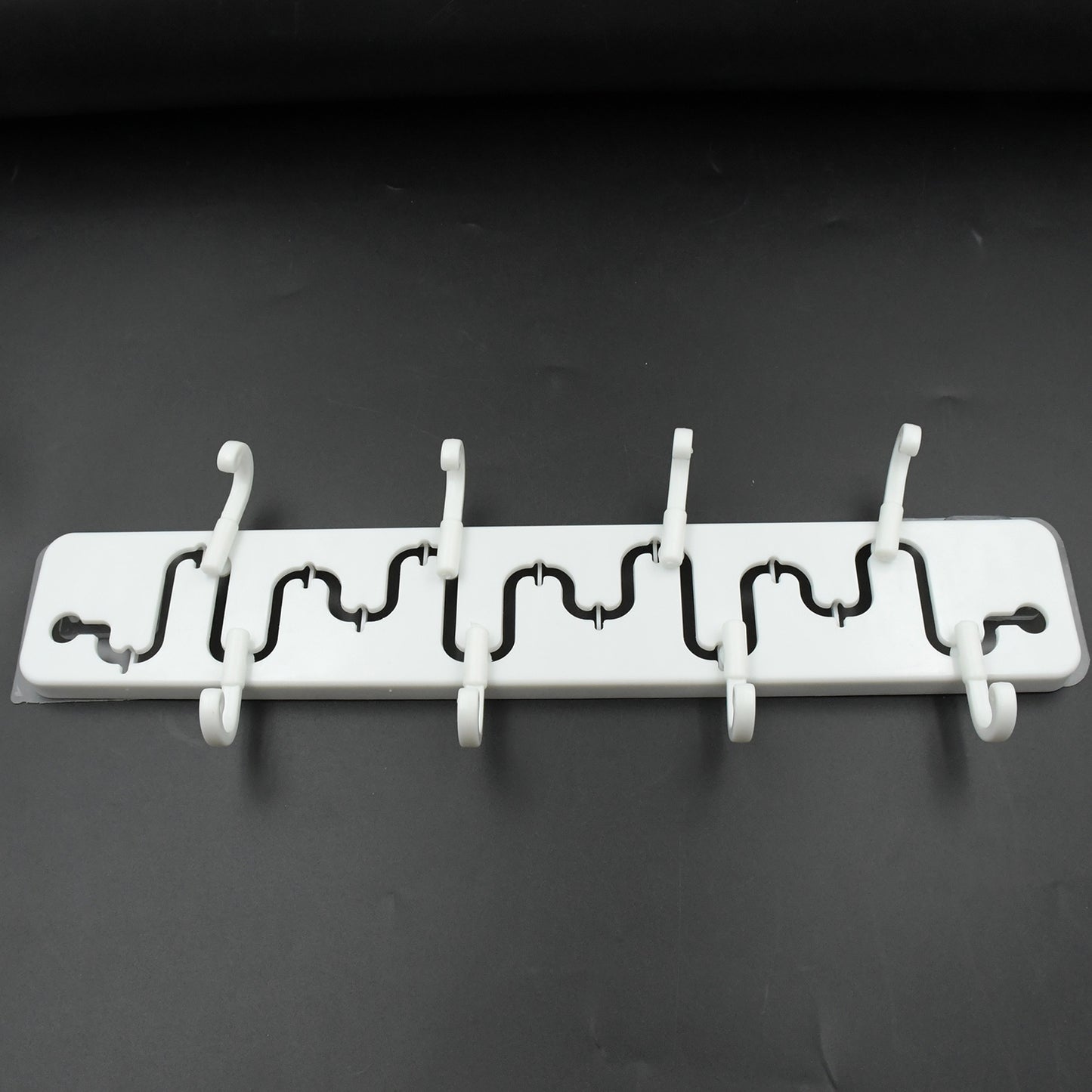 Slideway Adjustable Hook Wall Adhesive Hook Plastic High Quality Hooks For Home   Bathroom Use - Happy Price - Image 5