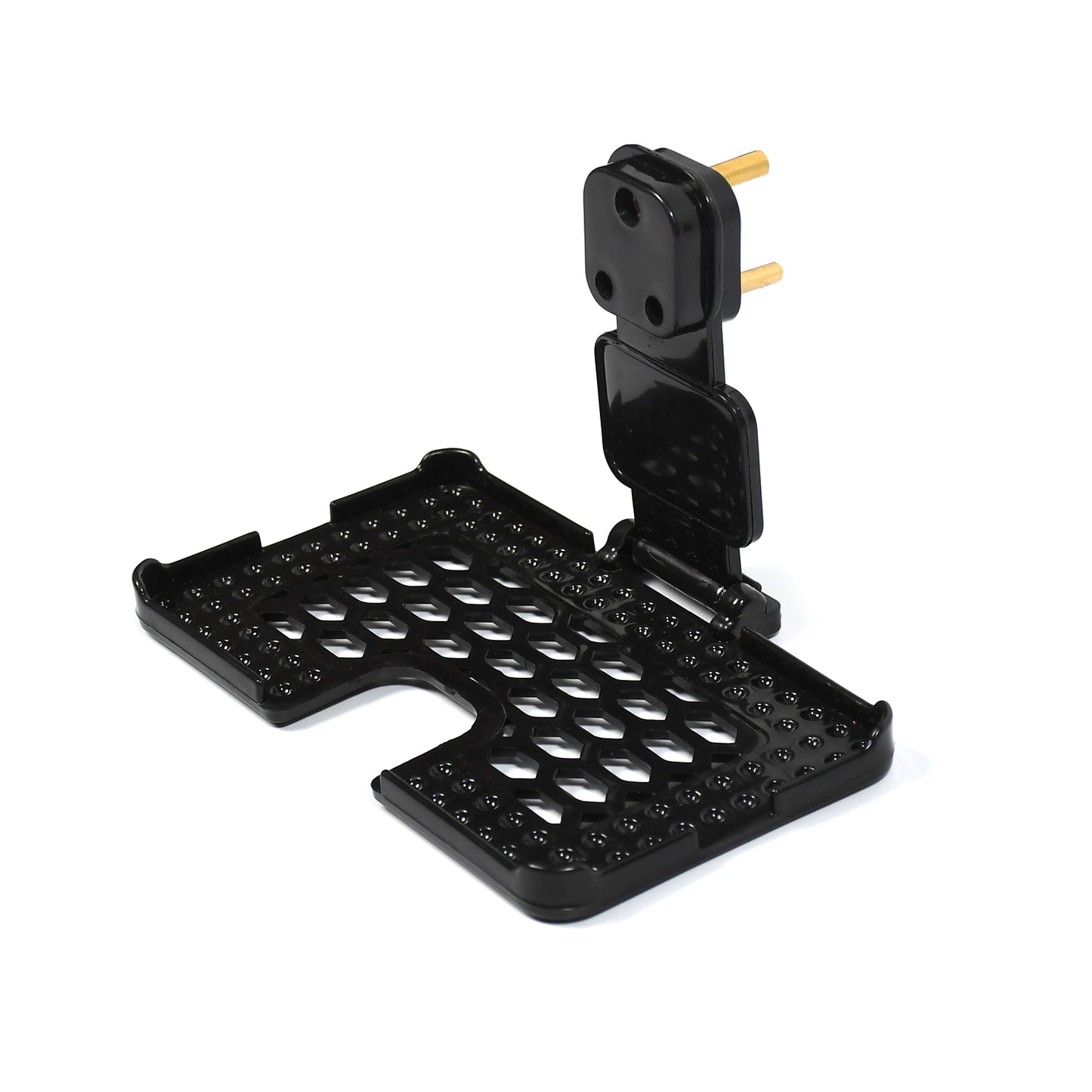 Multi-purpose Wall Holder Stand For Charging Mobile Just Fit In Socket And Hang ( Black ) - Happy Price - Image 2