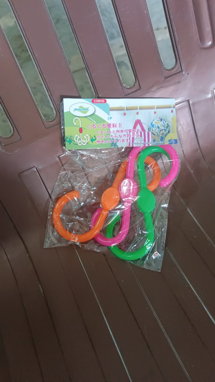 S Shape Plastic Hooks Hanger For Hanging Cloth (3 Pcs Set) - Happy Price - Image 7