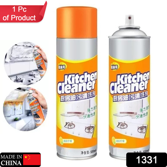 Multipurpose Bubble Foam Cleaner Kitchen Cleaner Spray Oil  Grease Stain Remover Chimney Cleaner Spray Bubble Cleaner All Purpose Foam Degreaser Spray (500 Ml) - Happy Price - Image 1