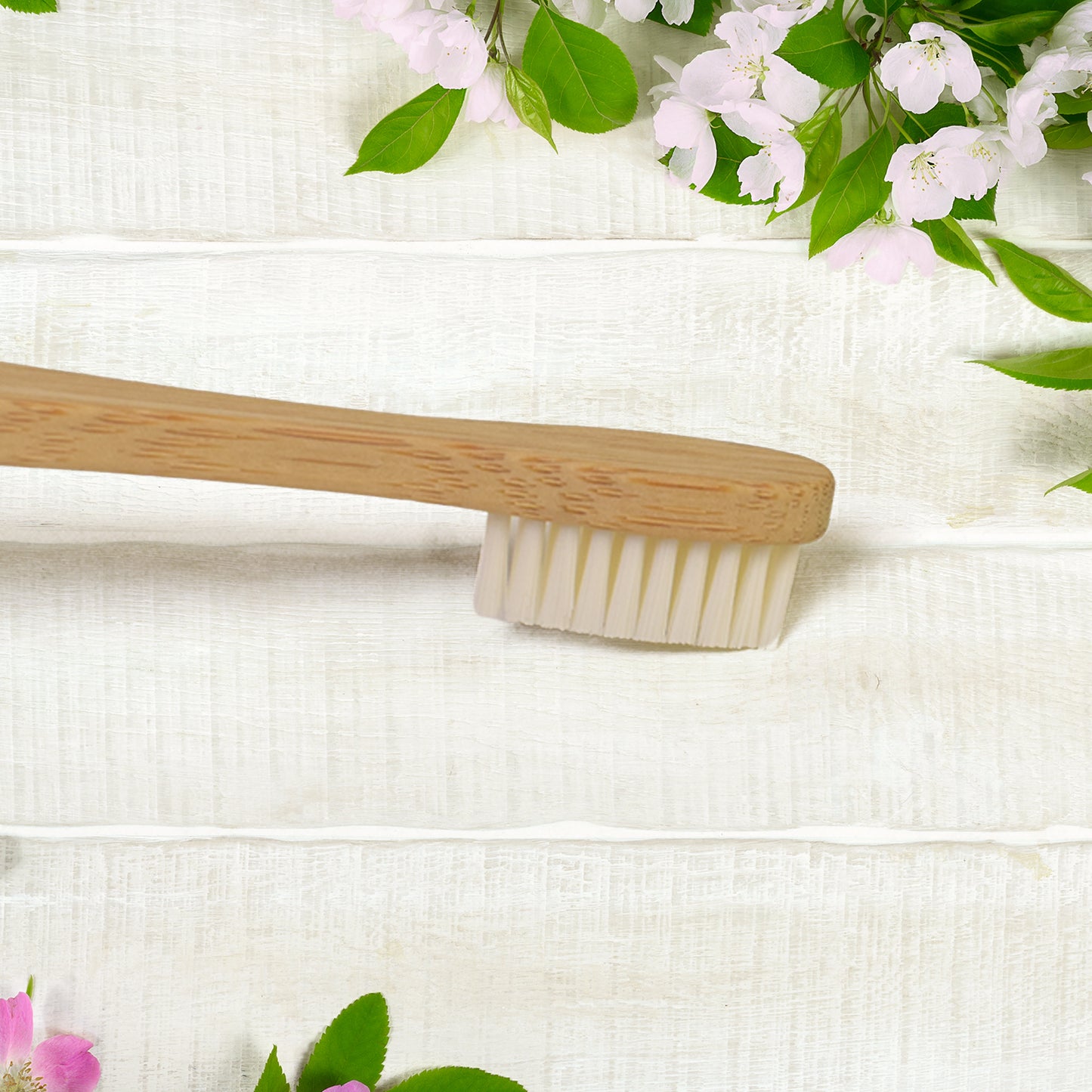 Wooden  Bamboo Brush Toothbrush Ultra Soft Bristles (1 Pc) - Happy Price - Image 5