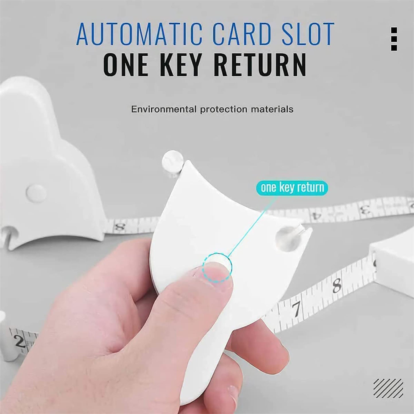 Fitness Measuring Tape For Measuring Lengths Breadths And Heights For Body And Some Other Things Etc. - Happy Price - Image 6