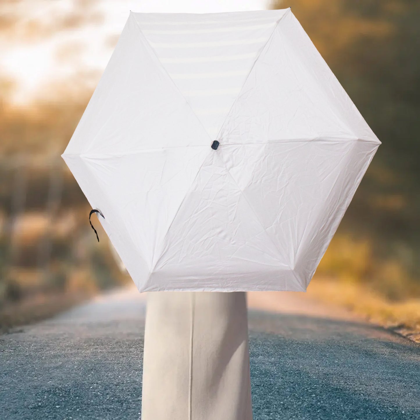3-fold Sun  Rain Protective Solid Foldable Umbrella (1 Pc) - Happy Price - Image 6