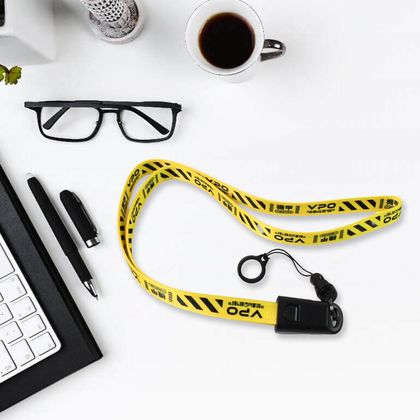 2 In 1 Lanyard Strap Usb Charging Cable (1 Pc) - Happy Price - Image 4