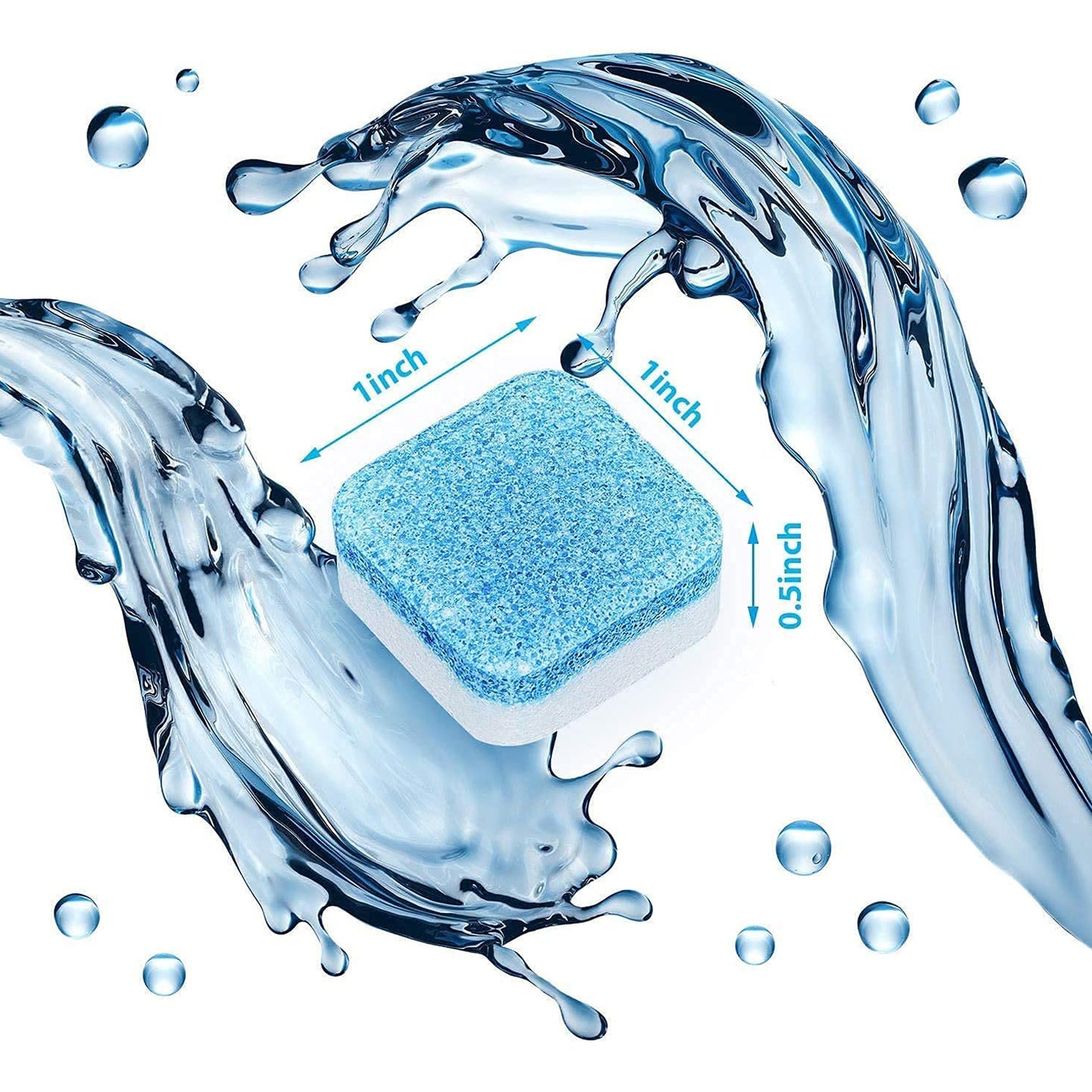 Washing Machine Effervescent Tablet For All Companys Front And Top Load Machine Tablet For Perfectly Cleaning Of Tub  Drum Stain Remover Washer Cleaner - Happy Price - Image 2