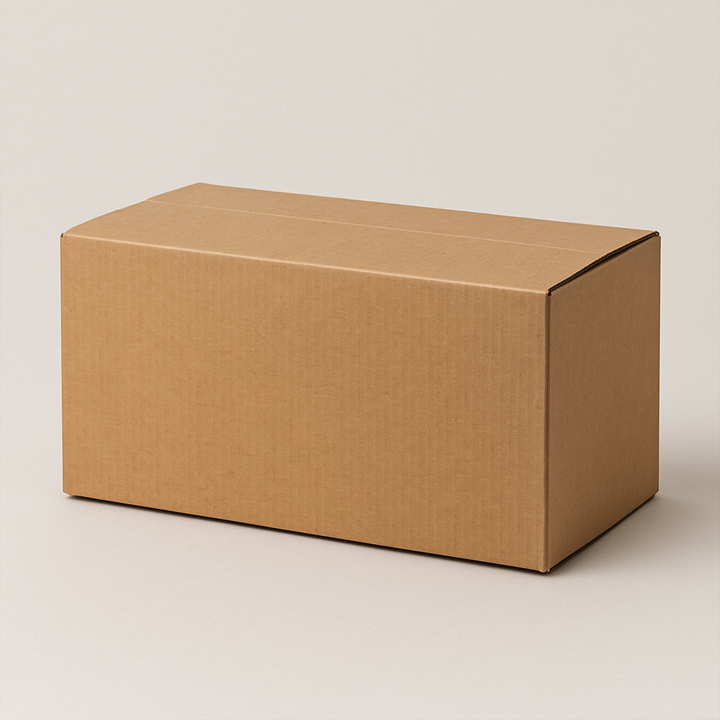 Durable Brown Corrugated Box for Packaging & Shipping - 37x20x20 cm, 1 Pc