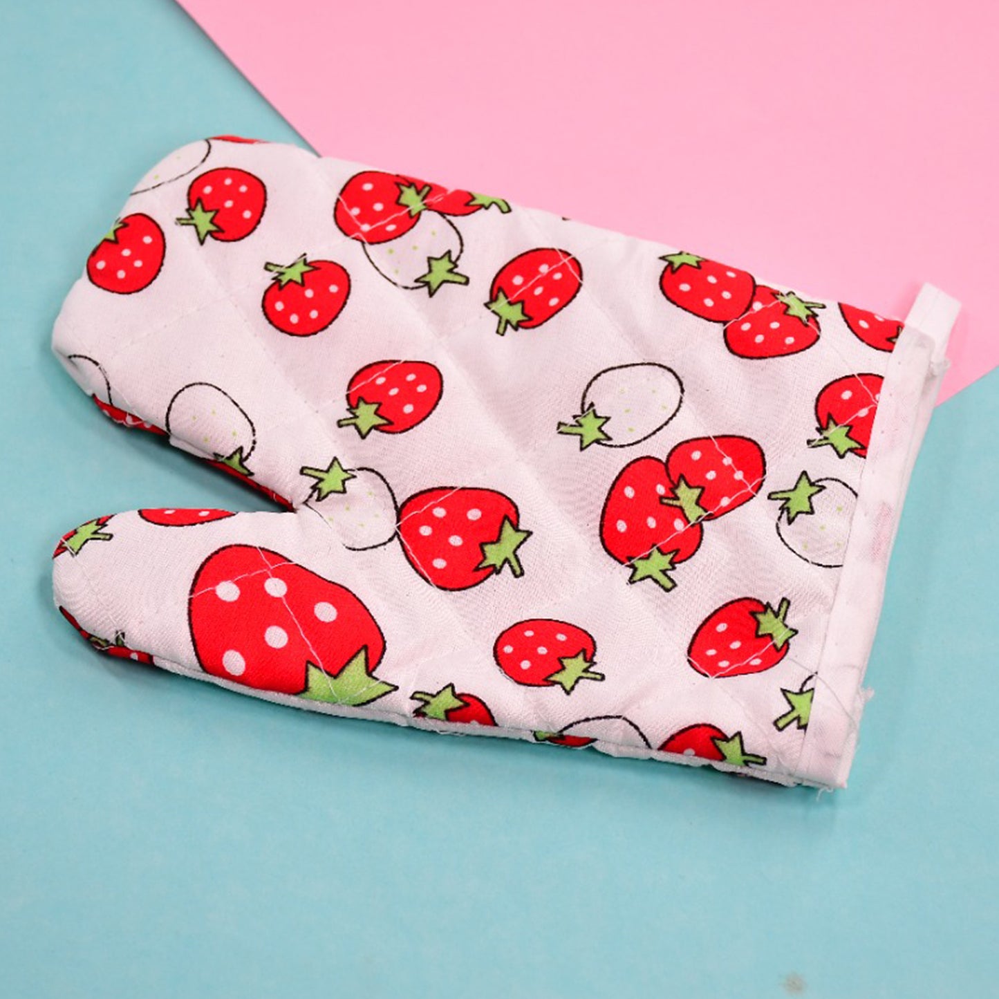 Designer Multicoloured Oven Mitt And Pot Holder - Happy Price - Image 3