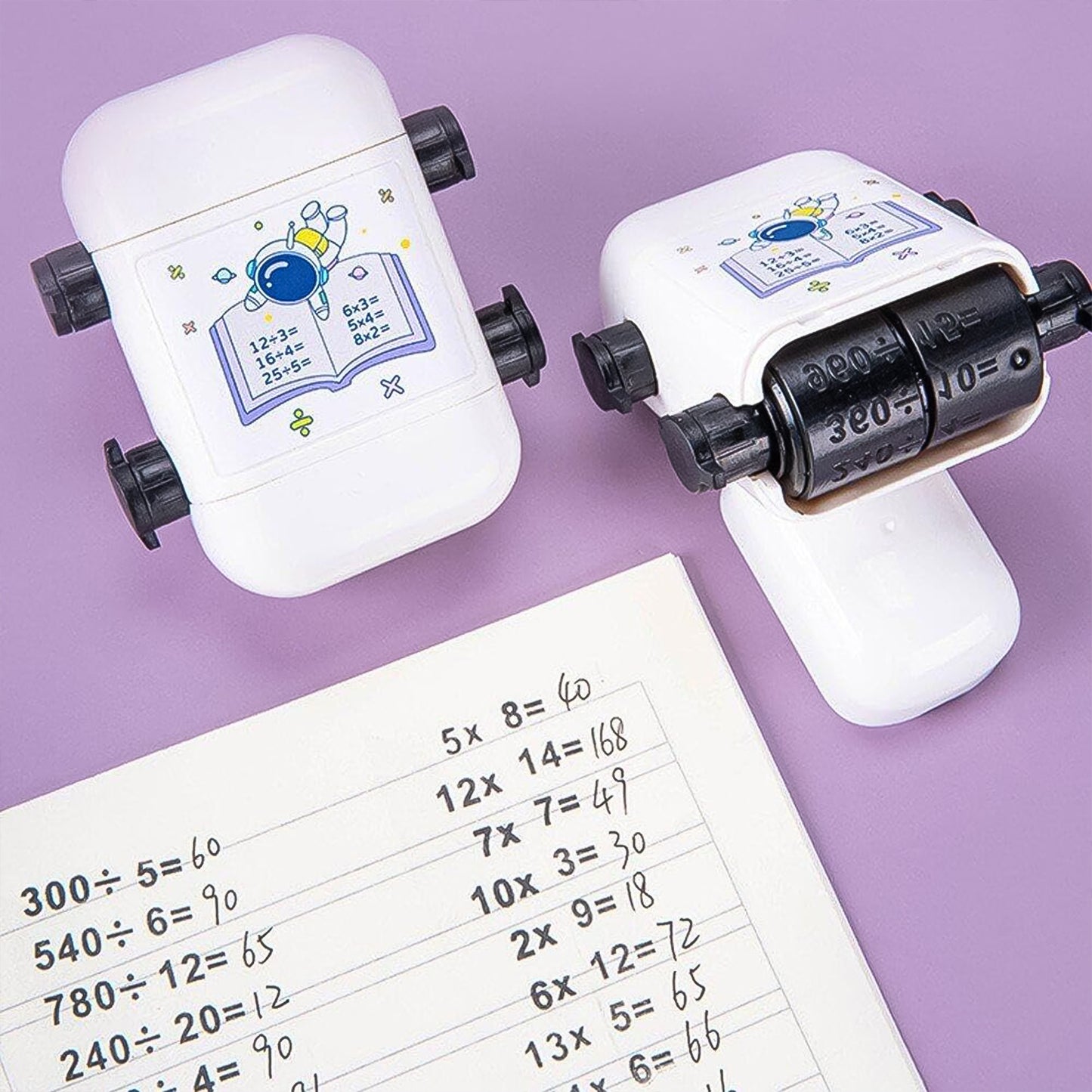 Kids Educational Automatic Math Problem Rolling Stamp (1 Pc) - Happy Price - Image 5