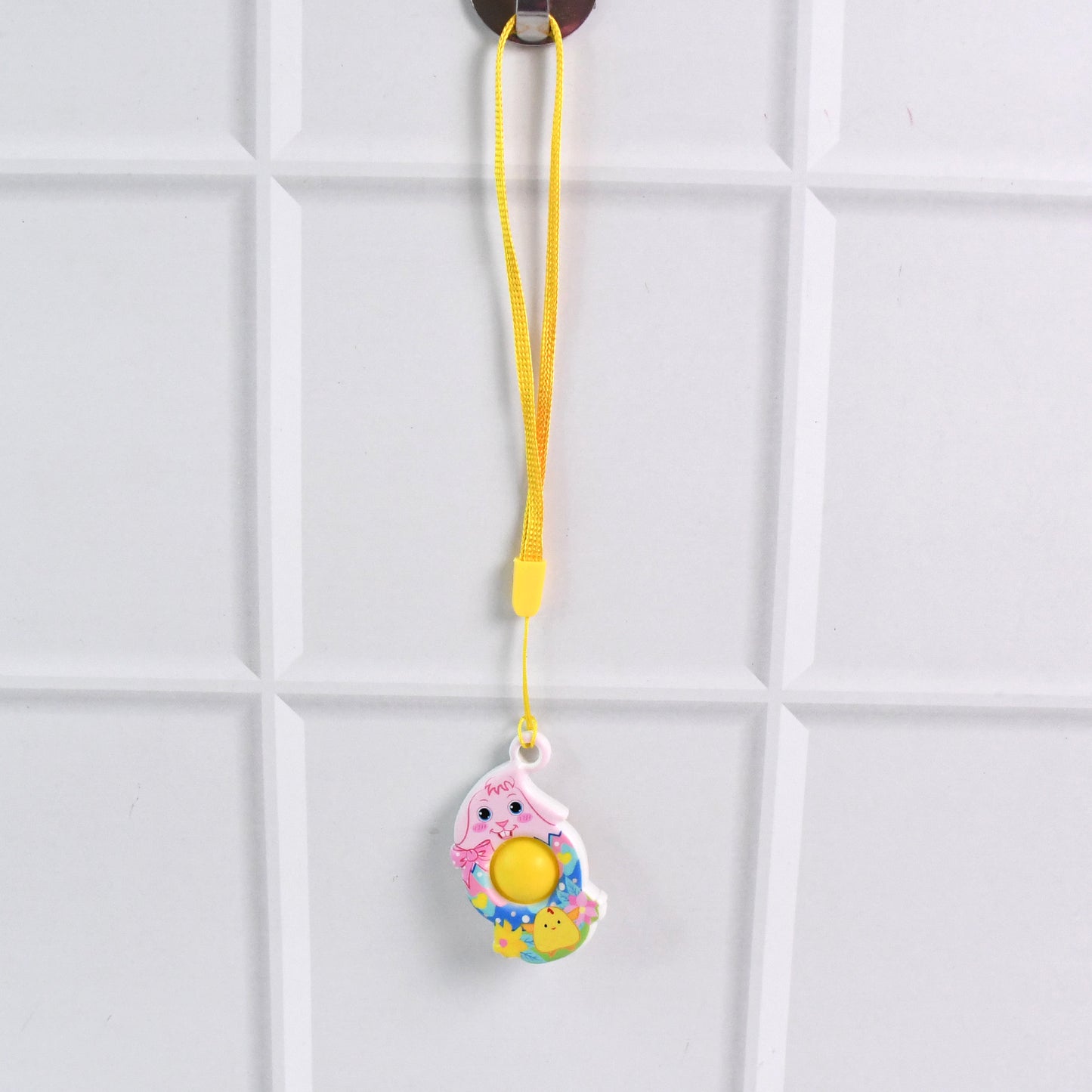 Mini Cartoon Chick-shaped Push Pop Fidget Toy With Hanging Strap (1 Pc) - Happy Price - Image 6