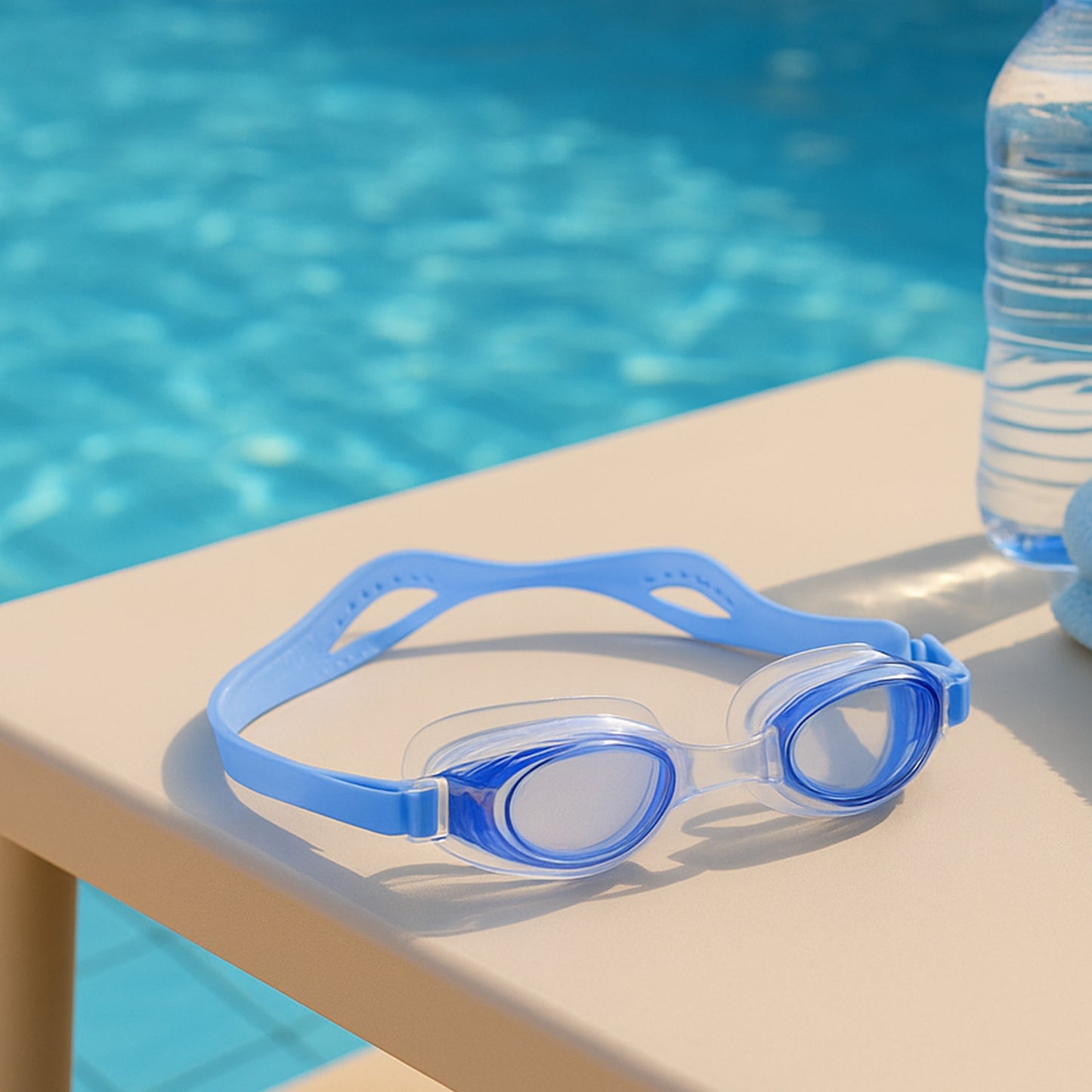 Adjustable Anti-fog Swimming Goggles With Uv Protection And Soft Silicone Strap - Happy Price - Image 5