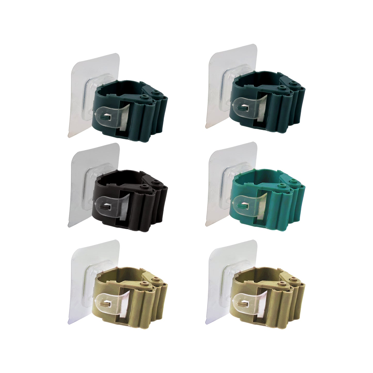 Self-adhesive Mop And Broom Holder Clips (6 Pc Set) - Happy Price - Image 2