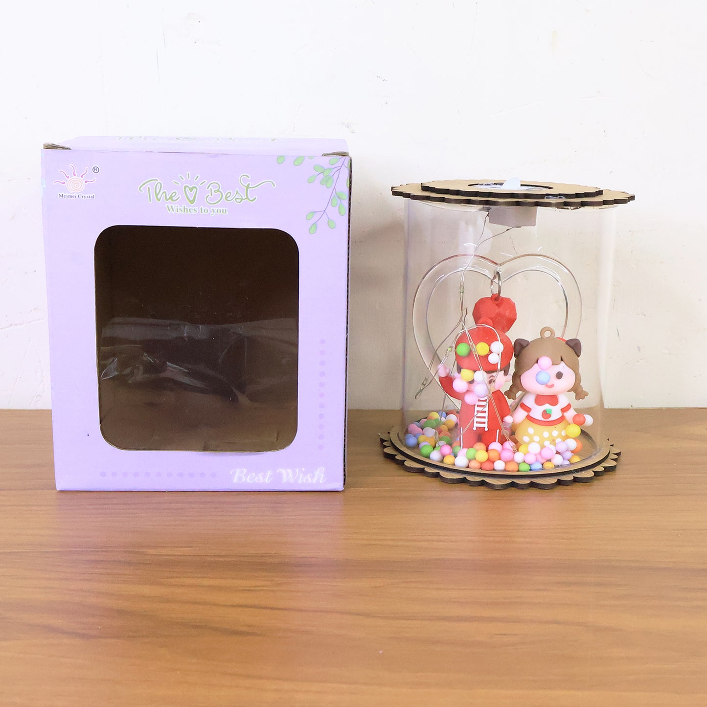 Cute LED Light Figurine Snow Globe Showpiece (1 Pc) - Happy Price - Image 7