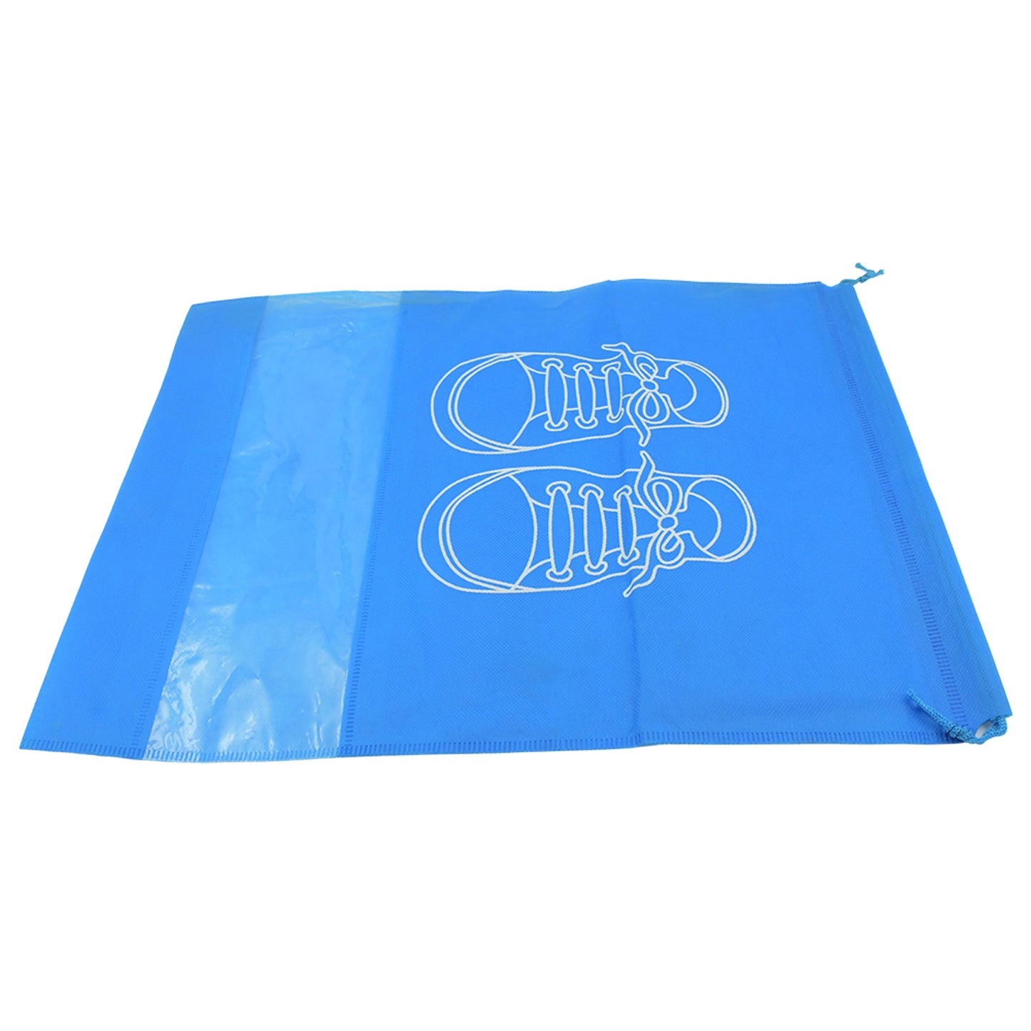 Beach Bag Shoes Storage Bag Closet Organizer Non-woven Travel Portable Bag Waterproof Pocket Clothing Classified Hanging Bag Shoe Bag Luggage Travel Portable Shoe Pouch Non Woven Transparent Window (1 Pc ) - Happy Price - Image 5