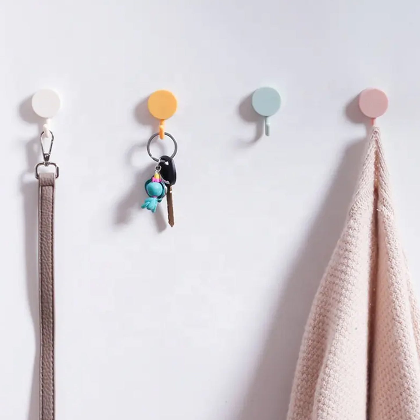 Wall Hooks Heavy Adhesive Hooks For Wall For Home Use ( 2 Pcs Hook ) - Happy Price - Image 3