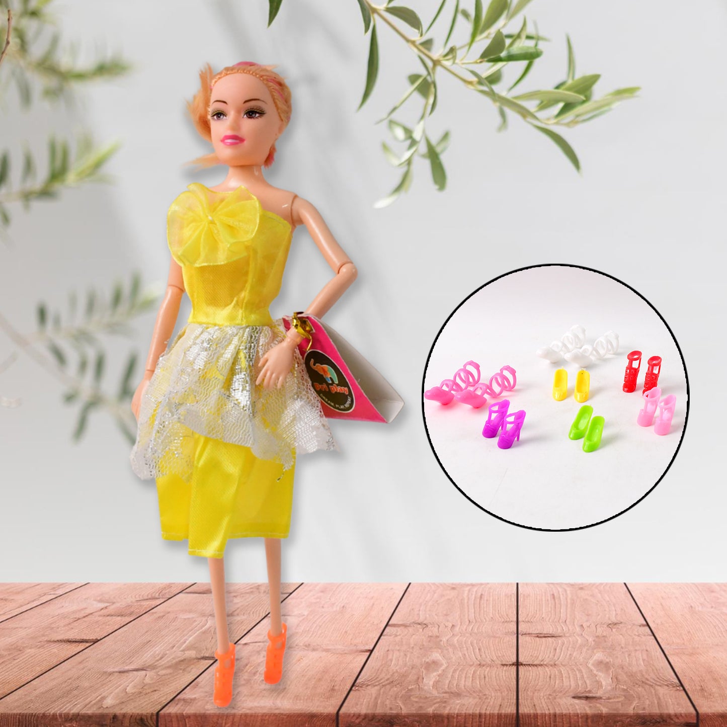 Fashion Doll and Baby Doll Playset with Crown and Accessories for Kids - Happy Price - Image 5