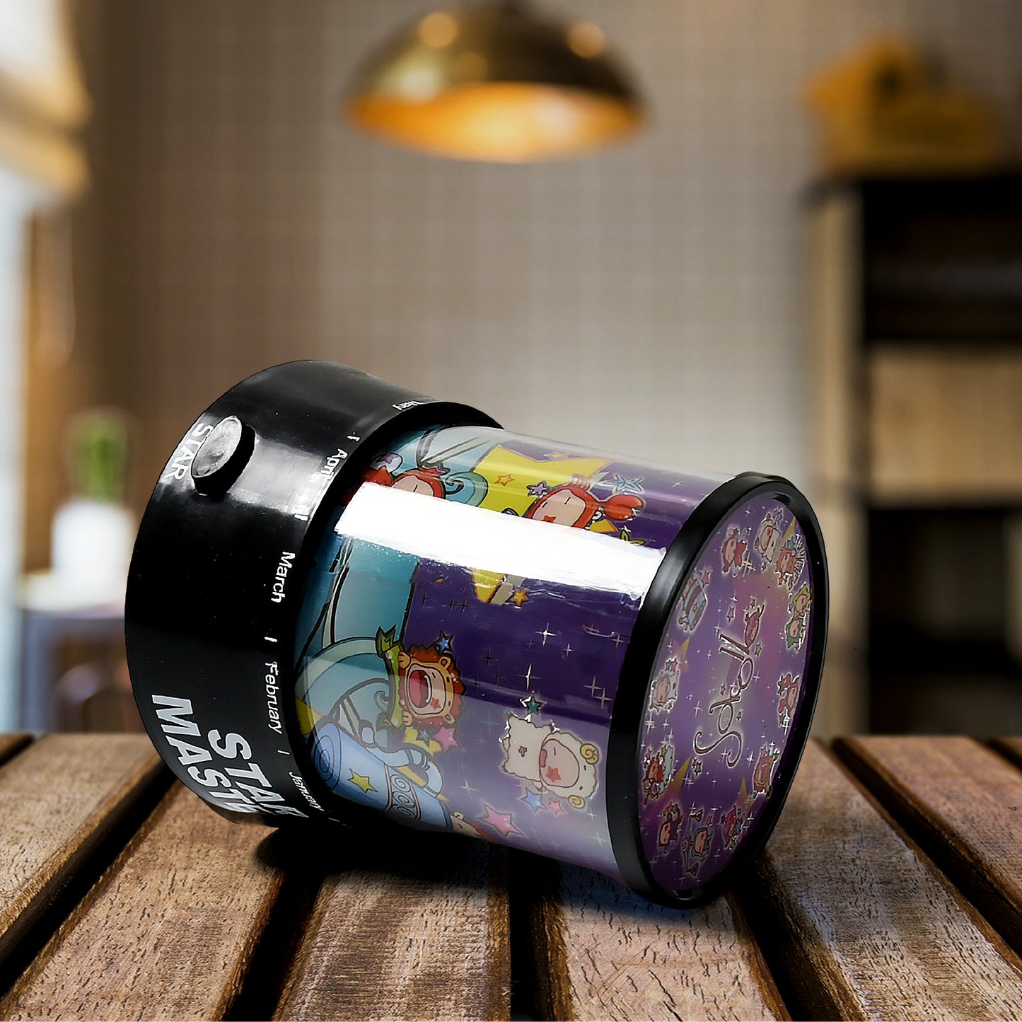 Led Projector Night Light Amazing Lamp 3 Battery Operated Lamps Rotation With The Music Function Master For Kids Bedroom Home Decoration Nightromantic Gift (Battery Not Included  1 Pc) - Happy Price - Image 6