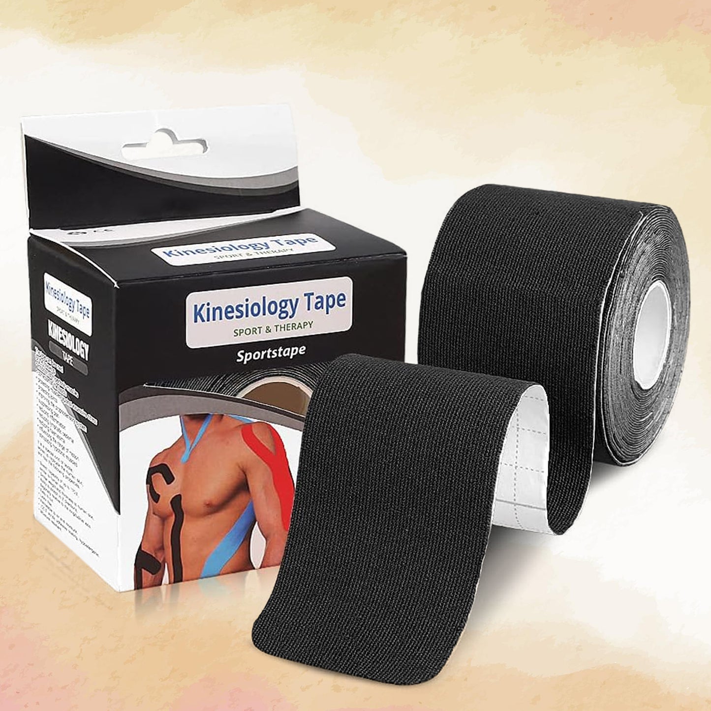 Kinesiology Tape For Physiotherapy Tape For Sports Injury Pain Relief (5 Cm X 5m  1 Pc) - Happy Price - Image 2