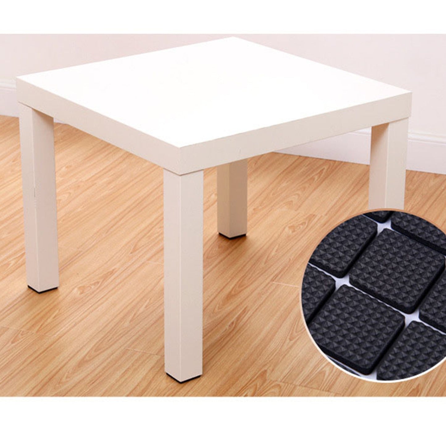 28 Pc Rubber Furniture Pads Self Sticking Non Slip Furniture Noise Insulation Pads - Happy Price - Image 3