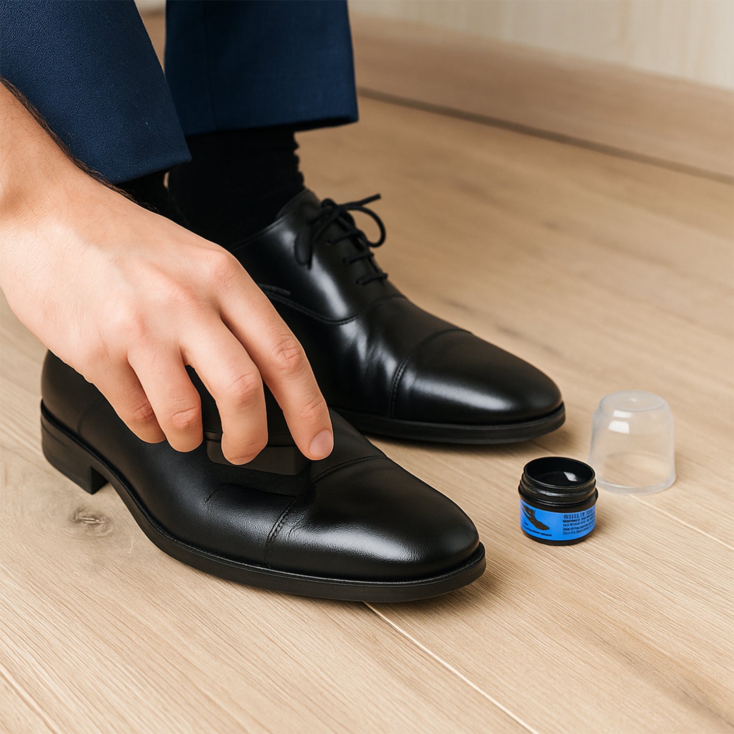 Instant Shoe Shine Sponge With Liquid Polish (1 Pc) - Happy Price - Image 5