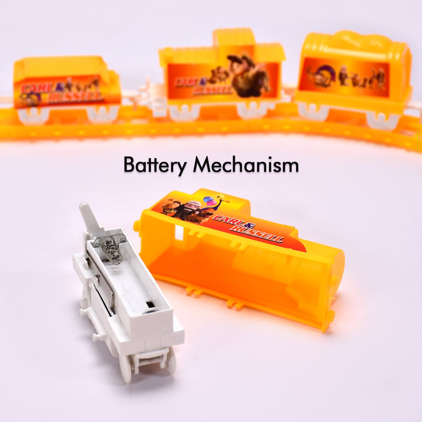 Kids Toy Train High Speed Big Train Play Set Toy Battery Operated Train Set With Light And Sound - Happy Price - Image 5
