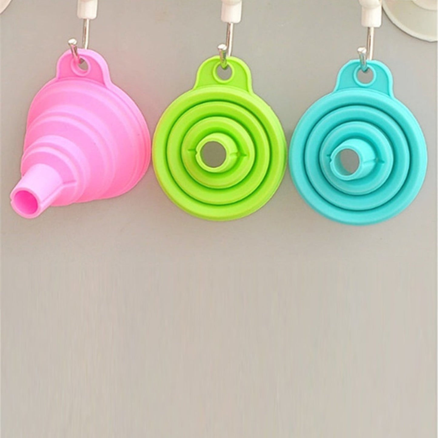 Collapsible Silicone Funnel for Kitchen - Oil, Sauce, Liquid Transfer - Happy Price - Image 7