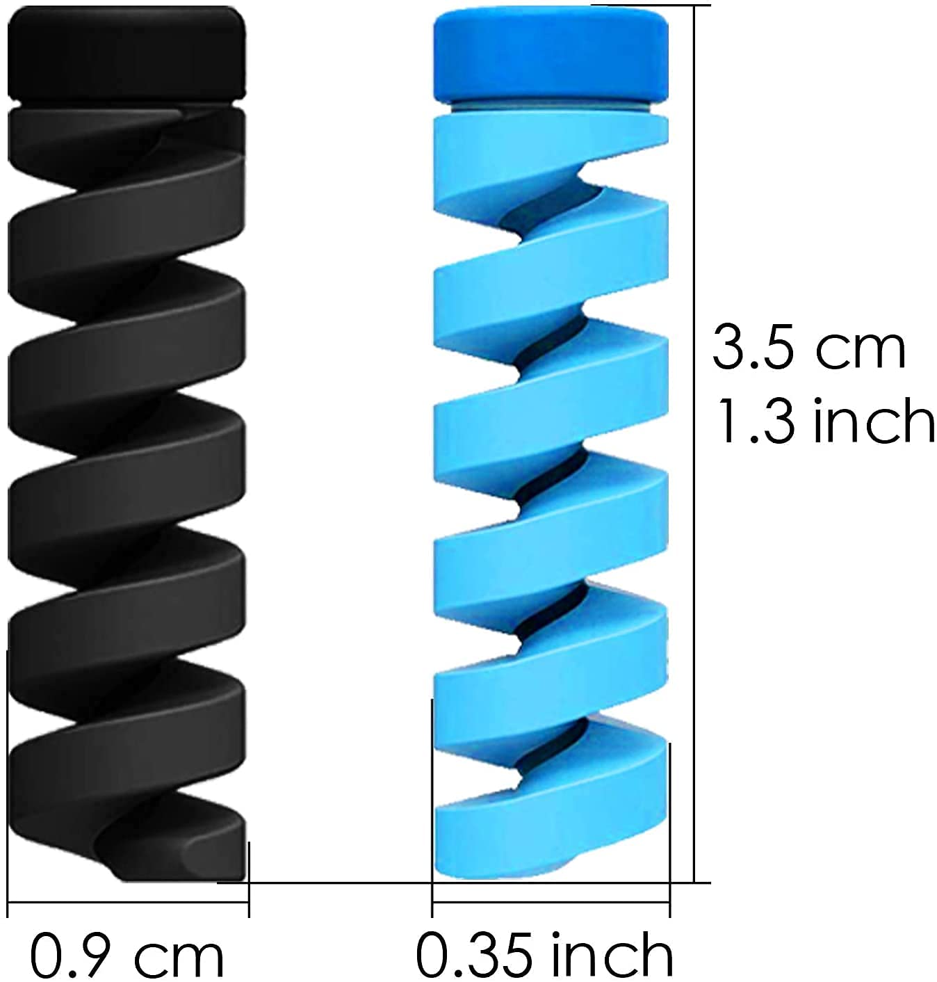 Spiral Charger Spring Cable Protector Data Cable Saver - Happy Price - Image 3