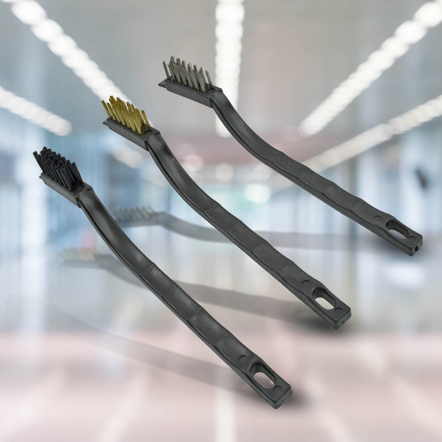 3pcs Mini Wire Brush Set (Steelnylonbrass Brush) - Happy Price - Image 6