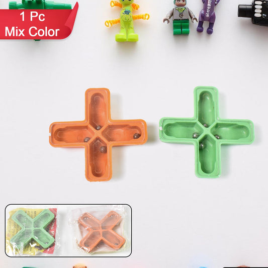 Magic Toys Magic Cross Magic Tricks Puzzle (1 Pc  Mix Color  Design) - Happy Price - Image 1
