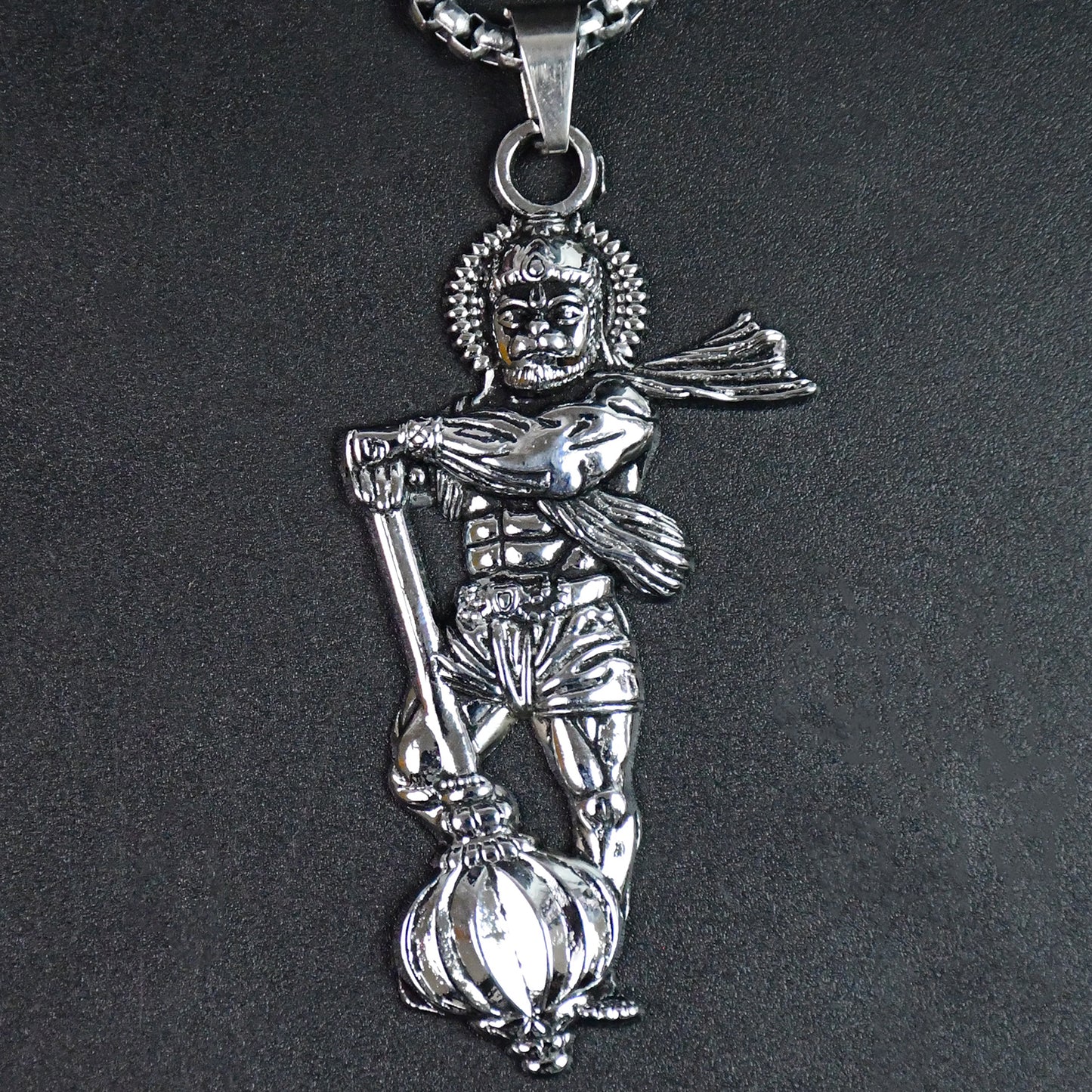 Hanuman Ji Pendant With Gada Religious Jewellery For Men And Women (1 Pc) - Happy Price - Image 3