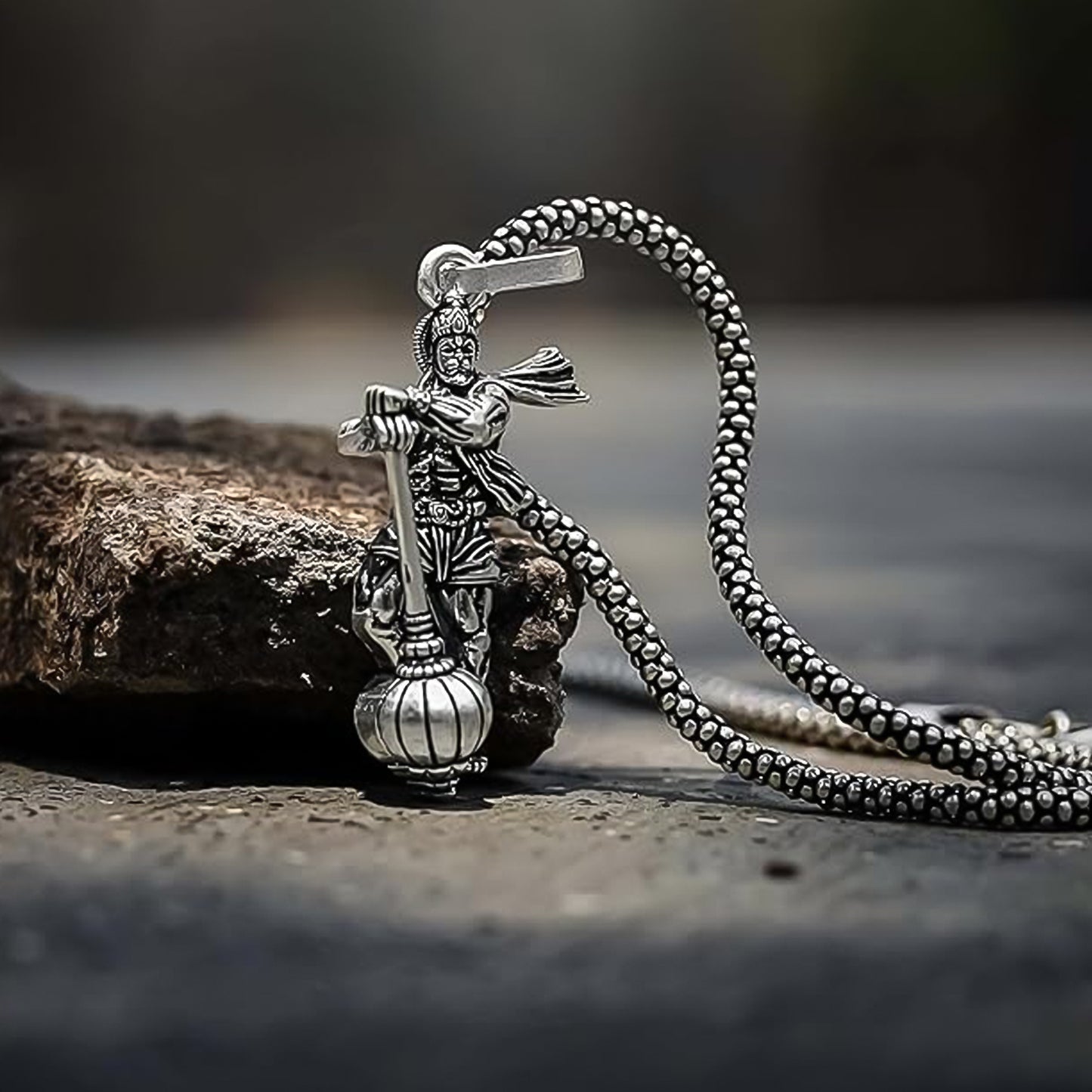 Hanuman Ji Pendant With Gada Religious Jewellery For Men And Women (1 Pc) - Happy Price - Image 5
