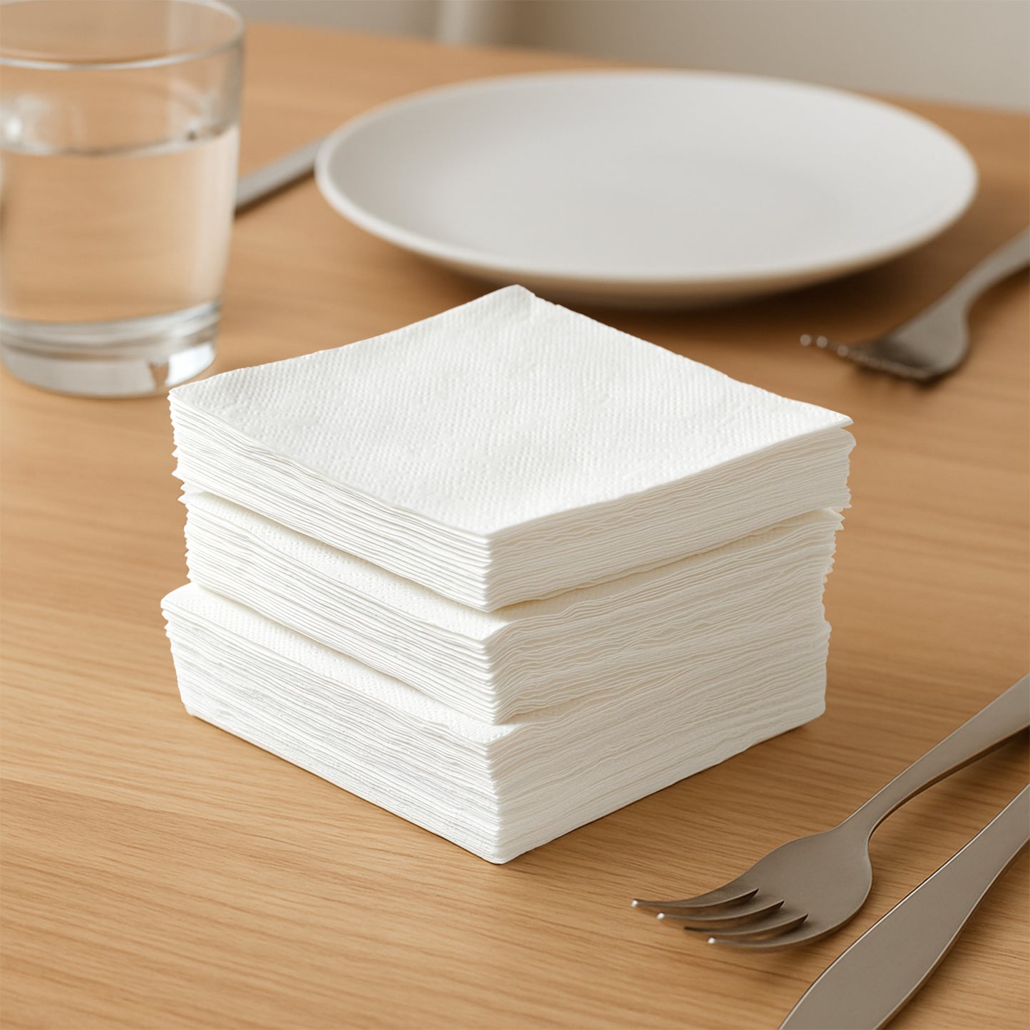 Soft Absorbent Paper Napkins - 75 Piece Pack