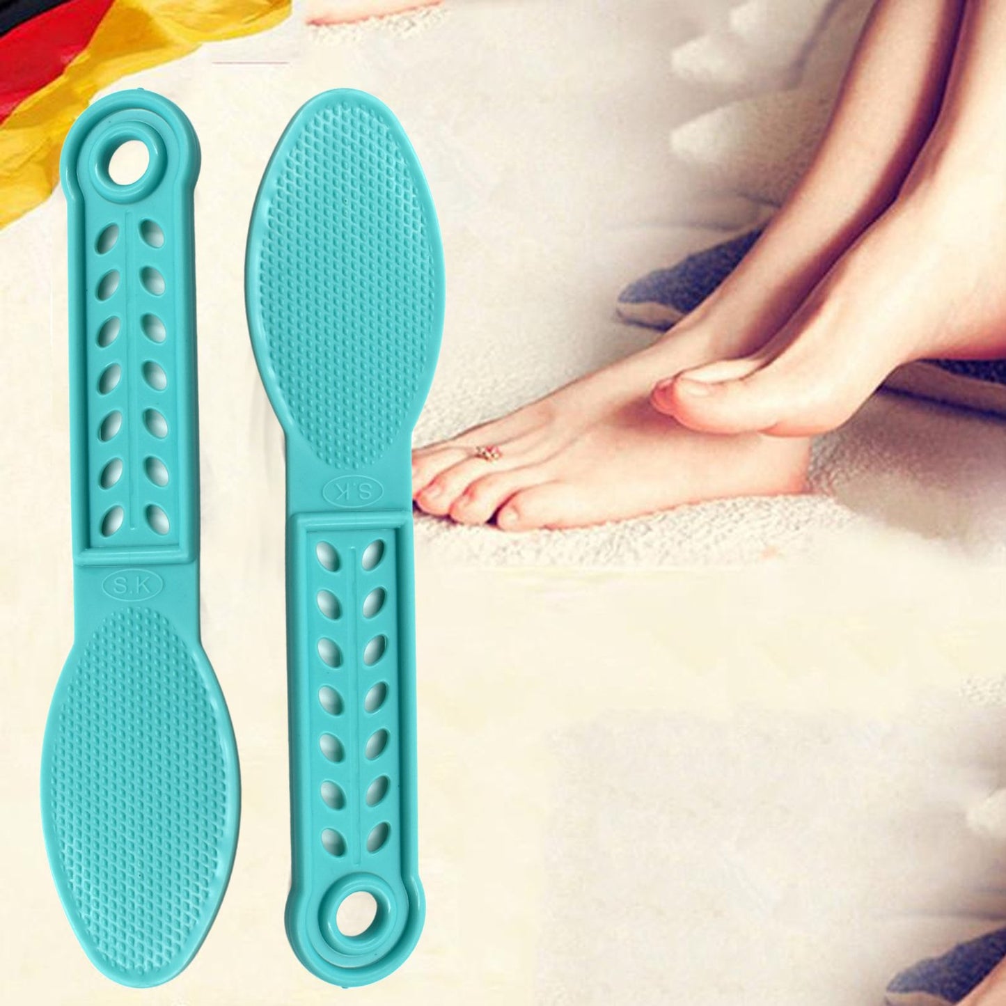 Plastic Foot Scrubber Pedicure Foot Care - Happy Price - Image 2