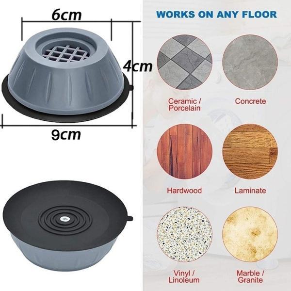 machine Leveling Feet Anti Walk Pads Shock Absorbed Furniture Lifting Base - Happy Price - Image 4