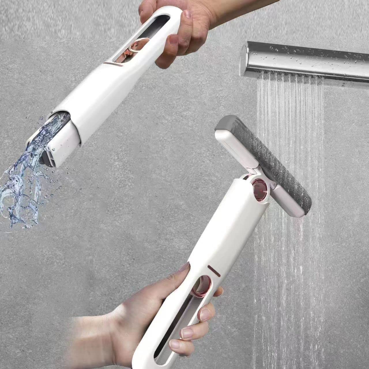 Portable Self-squeeze Short Mop Mini Hand Wash-free Strong Absorbent Mop With 1 Cotton Head Cleaning Sponge For Bathroom Kitchens Table - Happy Price - Image 3