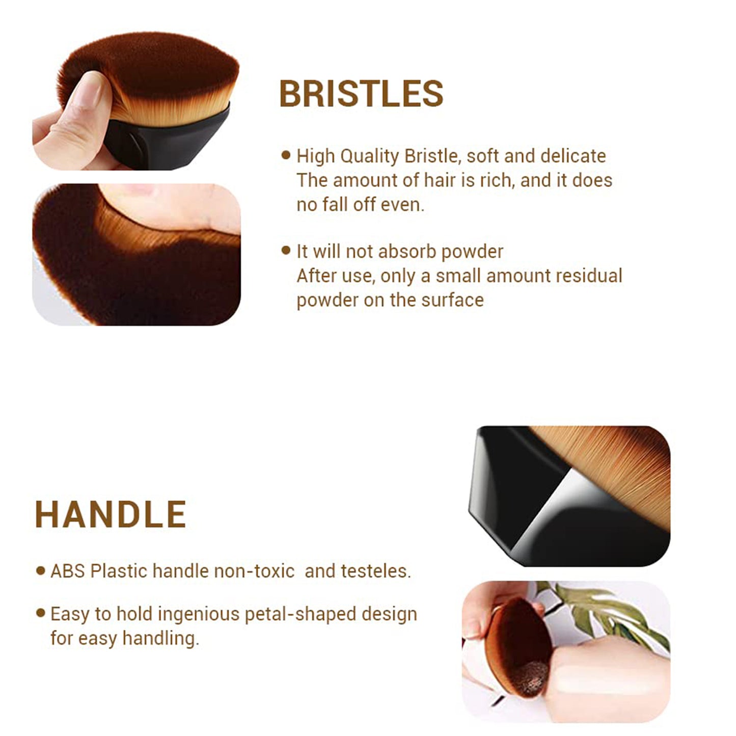Foundation Makeup Brushnbspperfect Makeup Brush Portable Case (1 Pc) - Happy Price - Image 5