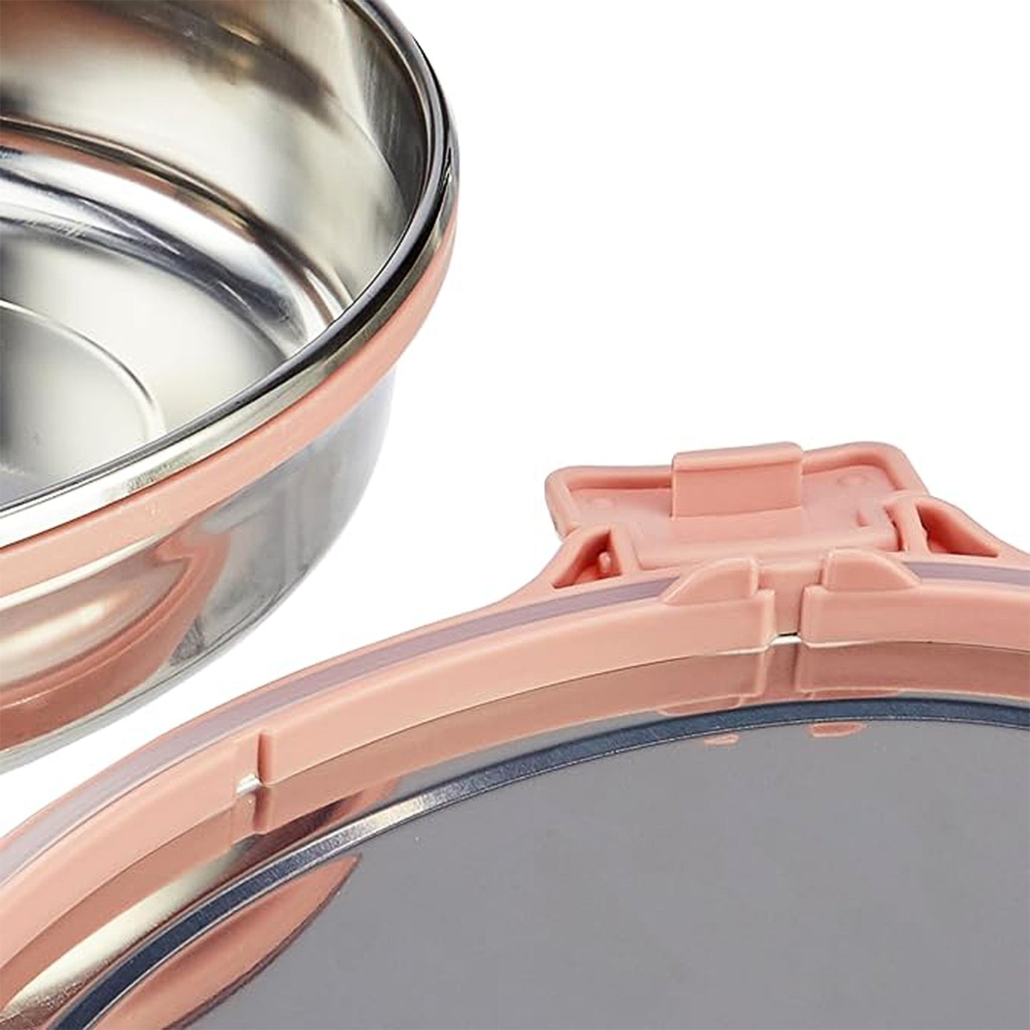 Ganesh Classy 2-piece Stainless Steel Lunch Box Set - Happy Price - Image 5