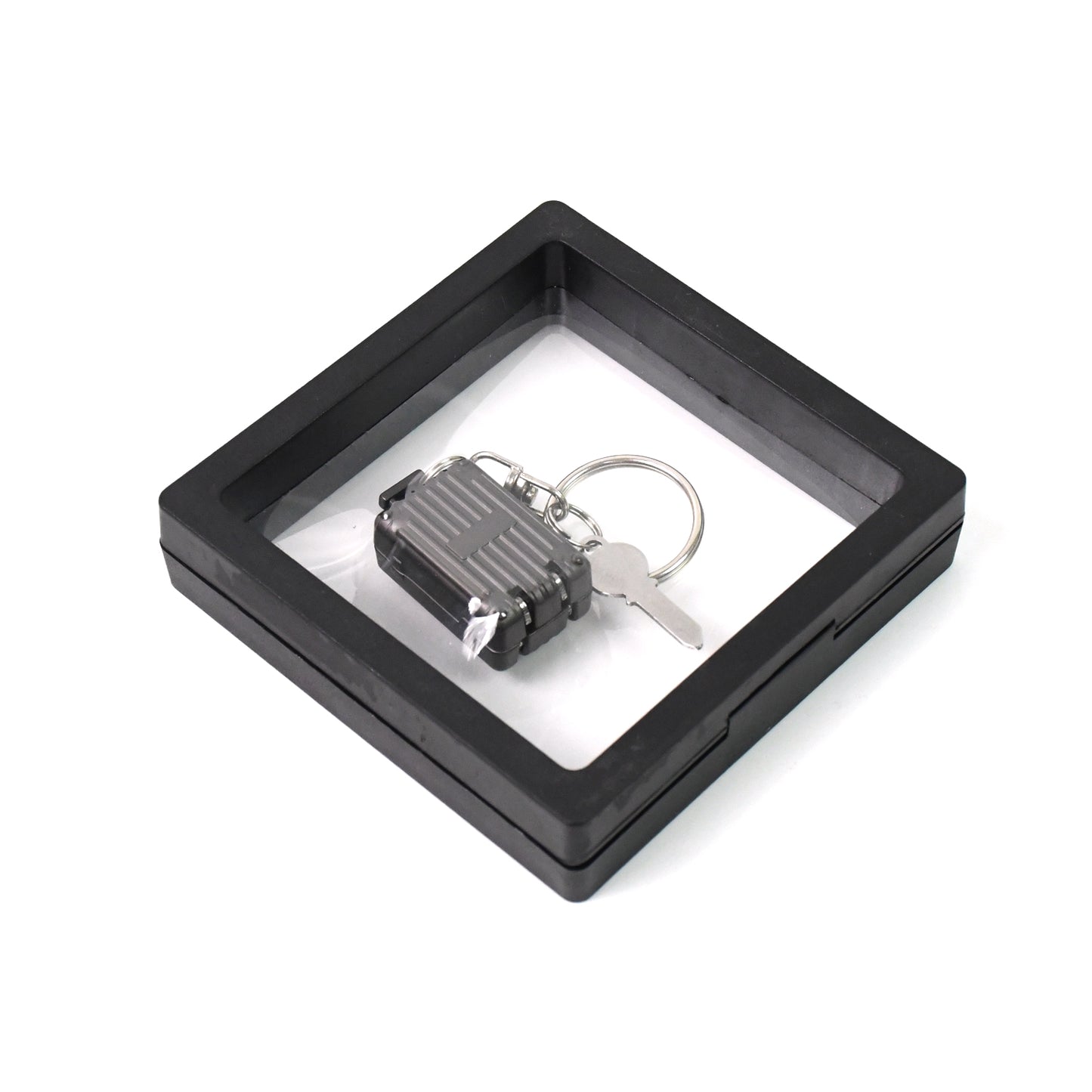 Suitcase Shape Nail Clipper Keychain With Key  3d Floating Frame Display Case (1 Set) - Happy Price - Image 4