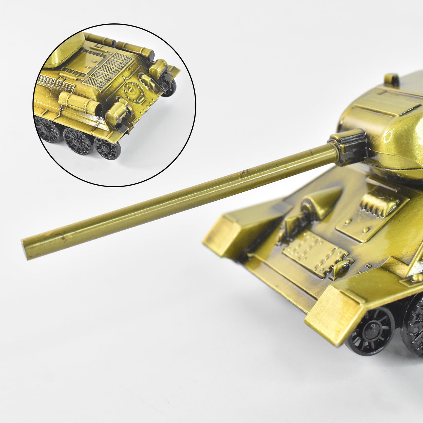 Retro Iron Art Tank Model Nostalgia Tank Crafts Home Decor Ornament Desktop Decorations For Office Living Room Childrens Room Gift (Metal) - Happy Price - Image 4