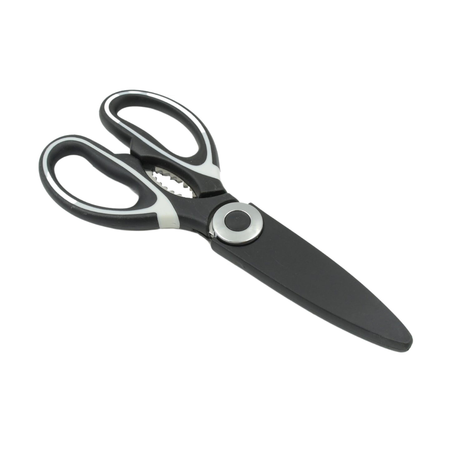 3 In1 Multi-function Kitchen Household For Vegetables Fruit Cheese  Meat Slices With Bottle Opener Stainless Steel Sea Food Scissor (1 Pc ) - Happy Price - Image 5