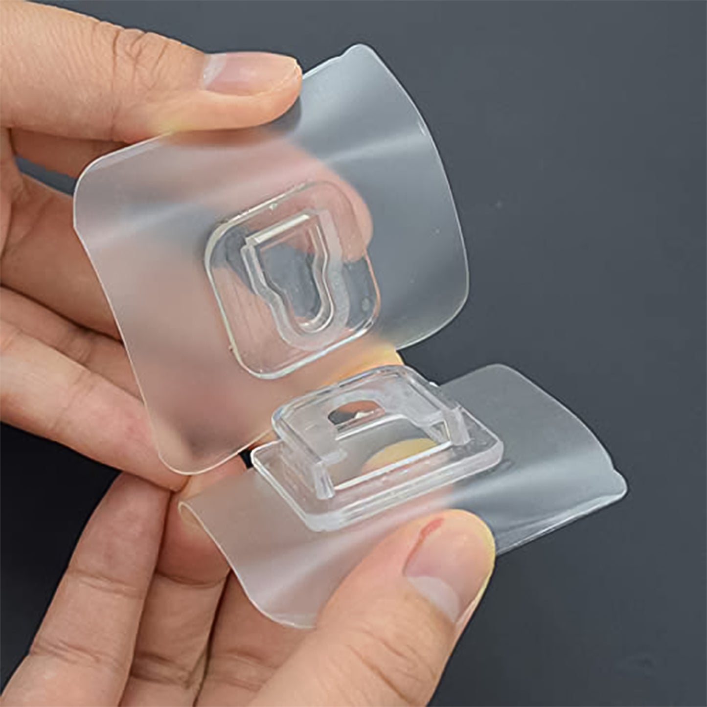 Self-adhesive Transparent Wall Hooks Set - Happy Price - Image 4