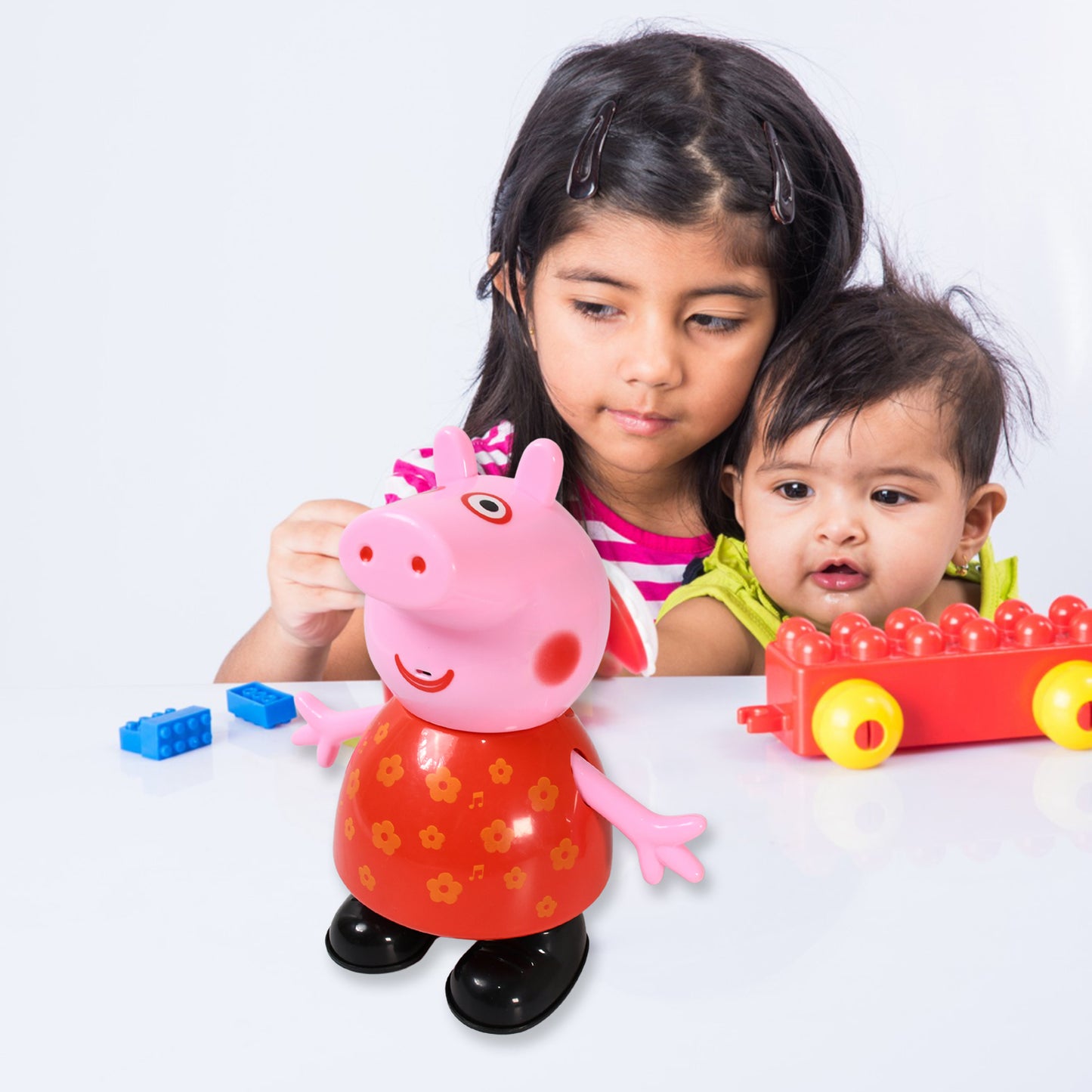 Pig Children Play Toy Pretend Play Toy Fun Gift For Kids Movable Hands Legs Pig Pretend Play Toy Set For Kids Children With Soft Rubber Material (1 Pc  Battery Not Included) - Happy Price - Image 6