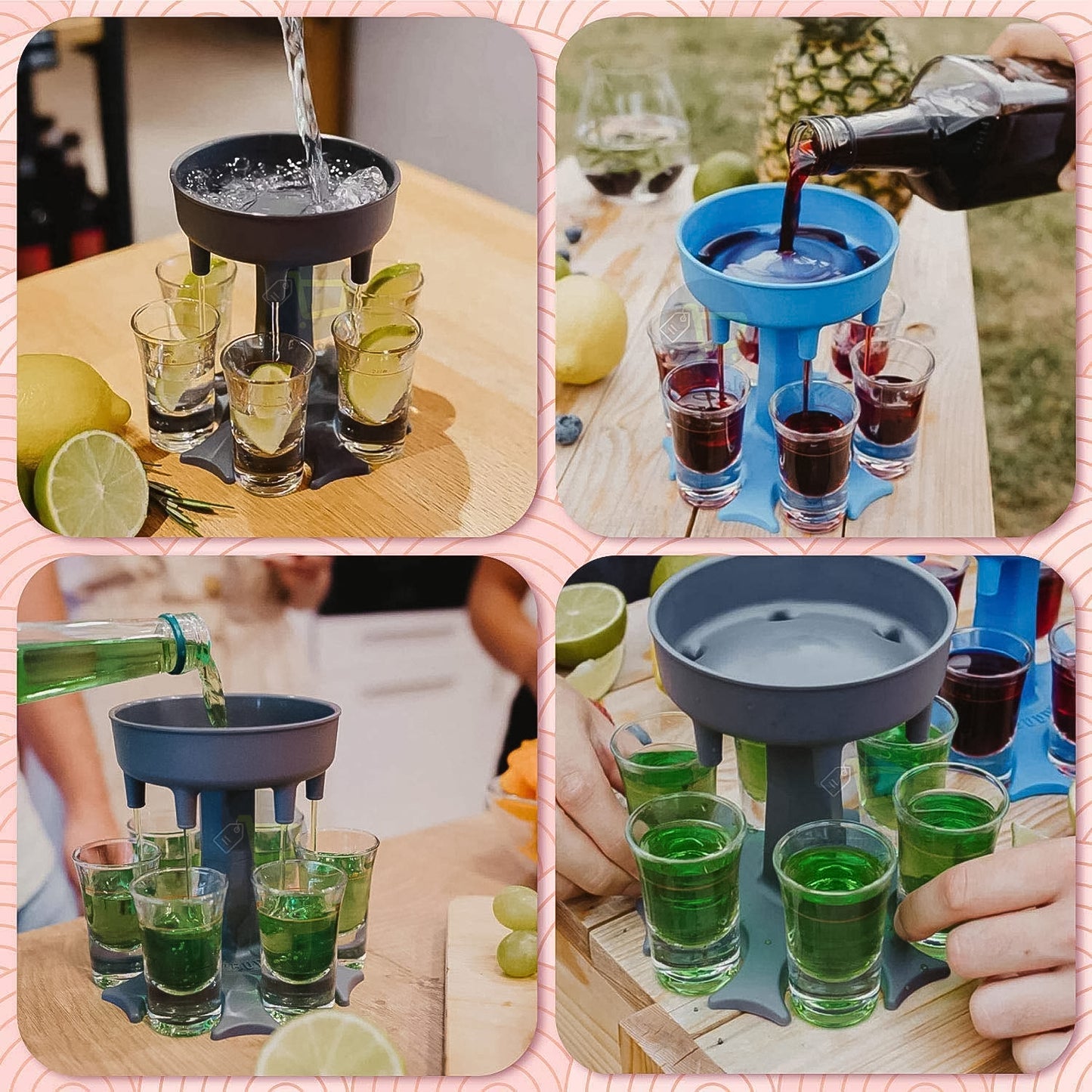 6-port Drink Dispenser Stand (1 Pc) - Happy Price - Image 6