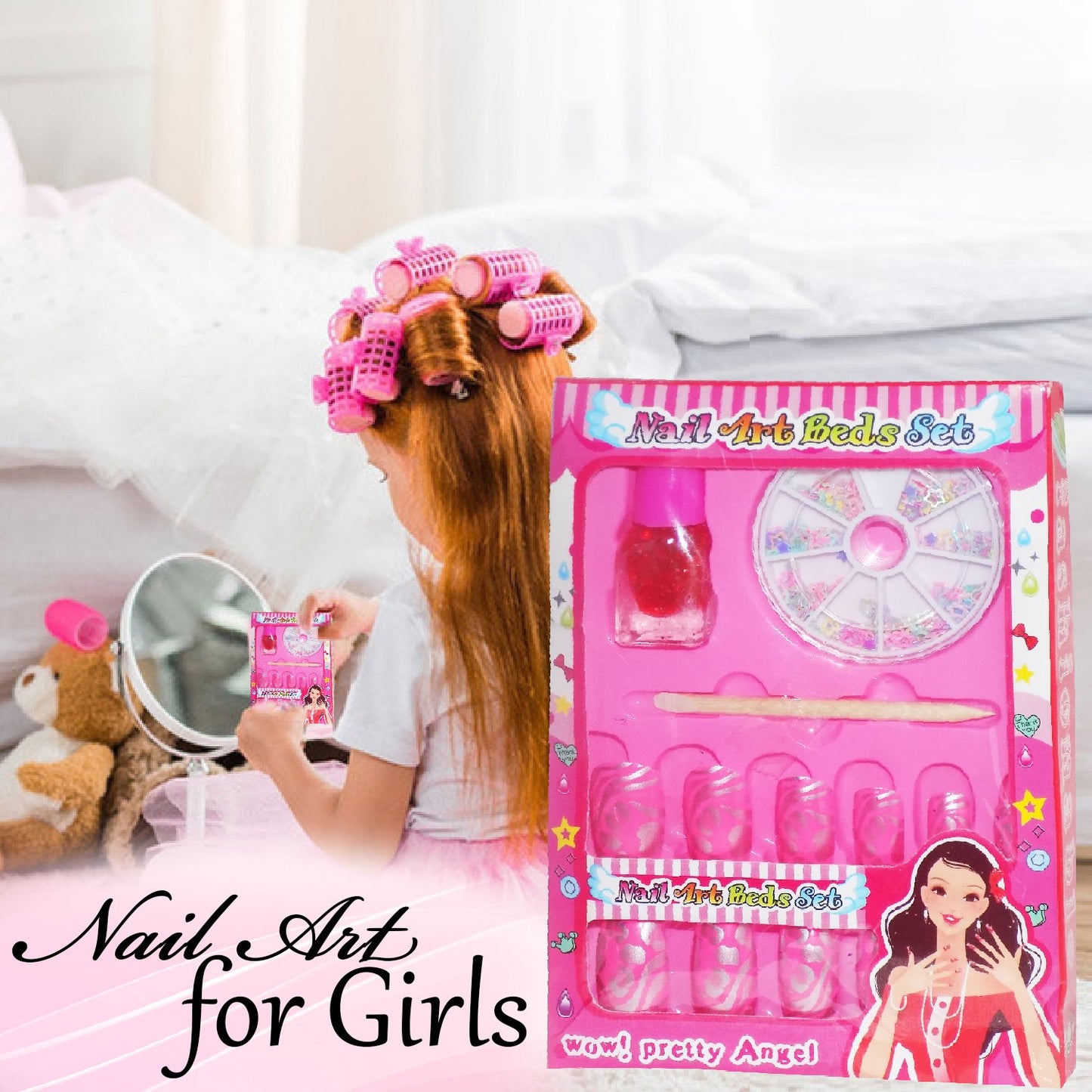 Nail Art Studio Manicure Set For Girls (Pack Of 15) - Happy Price - Image 2