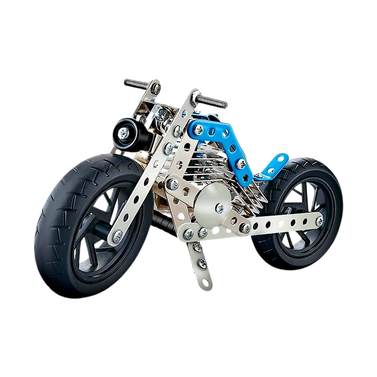 Metal Bike Creative Mechanical Construction Engineering Kit 140 Part Of Bike Tool  1 Set - Happy Price - Image 5