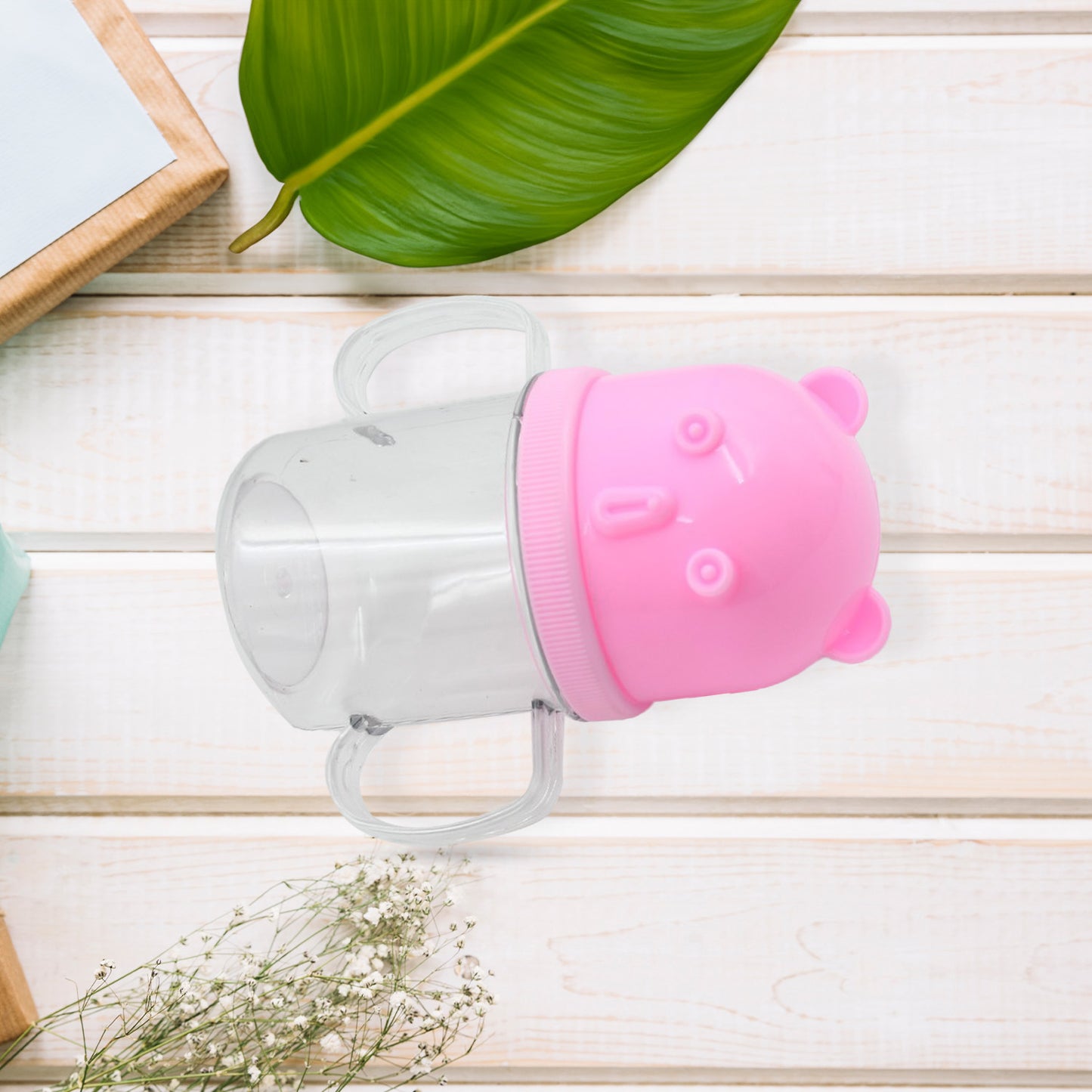 Baby Milk Mug Sippy Cup Baby Mug Leakproof Mug For Kids Lightweight Nursing Dishwasher Safe Mug (250 Ml  1 Pc) - Happy Price - Image 4