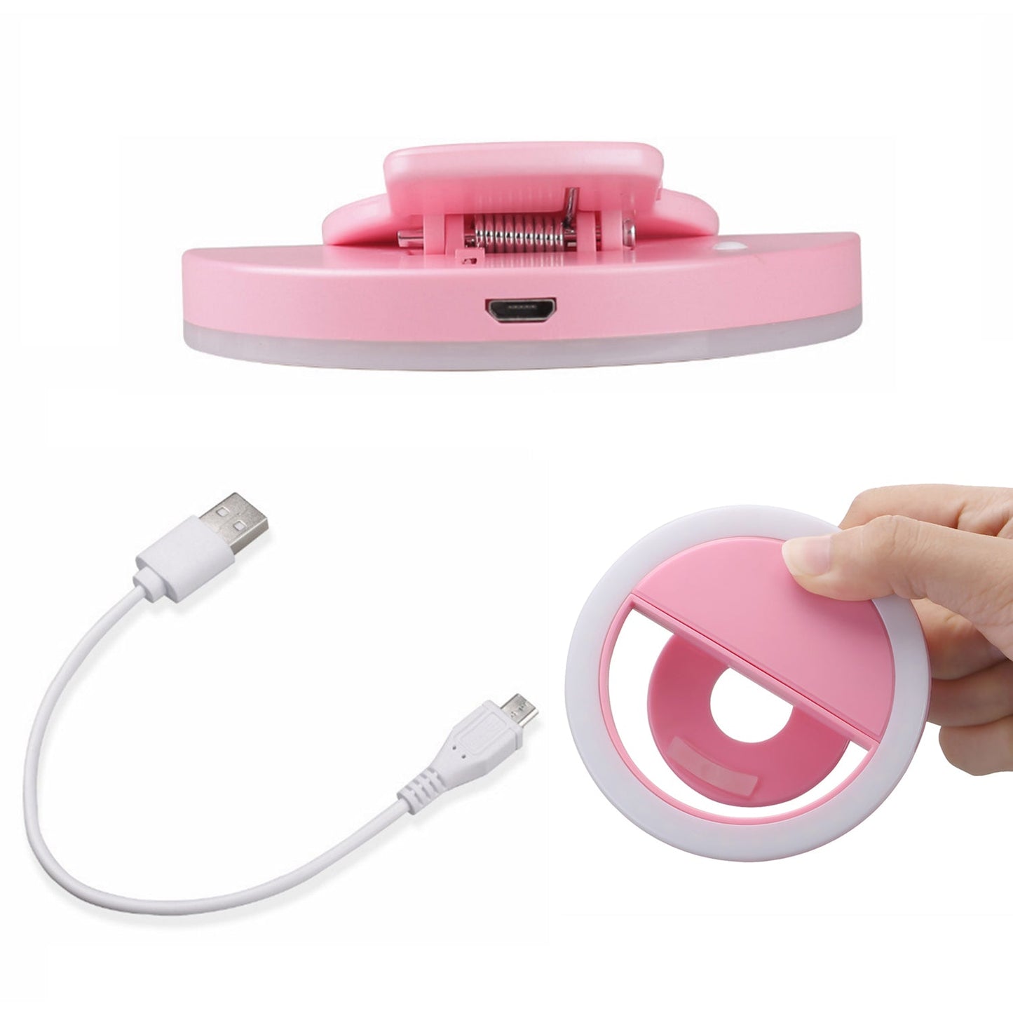 Selfie Ring Light Used For Applying Bright Shade Over Face During Taking Selfies And Making Videos Etc. - Happy Price - Image 7
