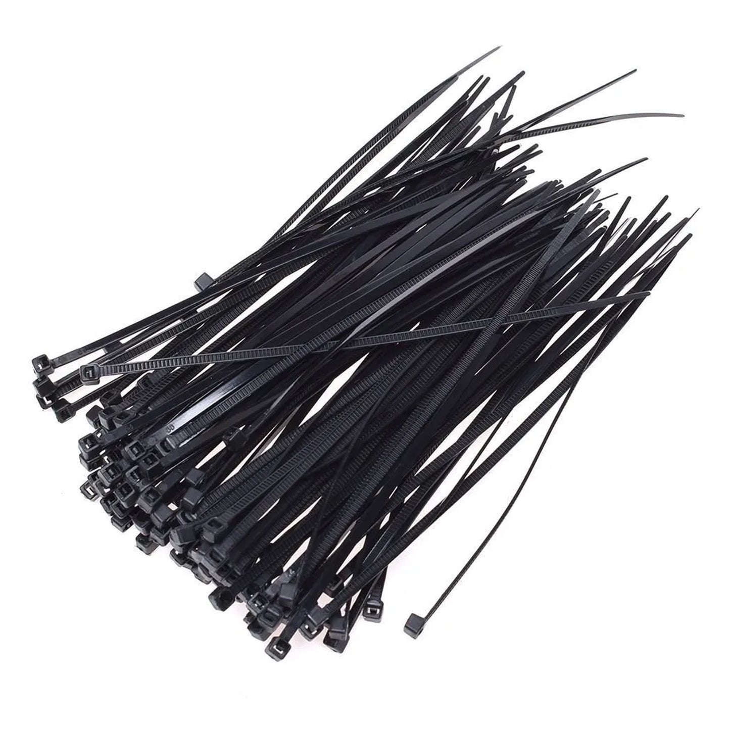 3x100mm Nylon Self Locking Cable Ties Heavy Duty Strong Zip Wire Tie. Pack Of 100pc - Happy Price - Image 2
